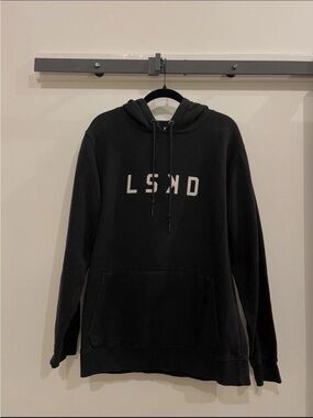 LSKD BLACK Pullover Hoodie UNISEX Size: Large MSRP: $128